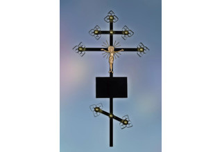 На фото - Крест на могилу, арт. 003 от ритуальной службы ГорСпецРитуал в Орле