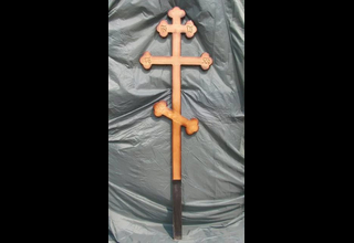 На фото - Крест на могилу, арт. 006 от ритуальной службы ГорСпецРитуал в Орле