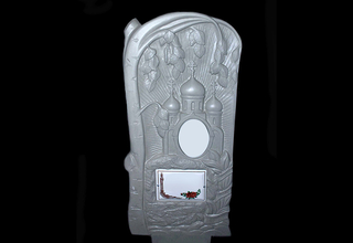 На фото - Памятник из бетона Береза от ритуальной службы ГорСпецРитуал в Орле